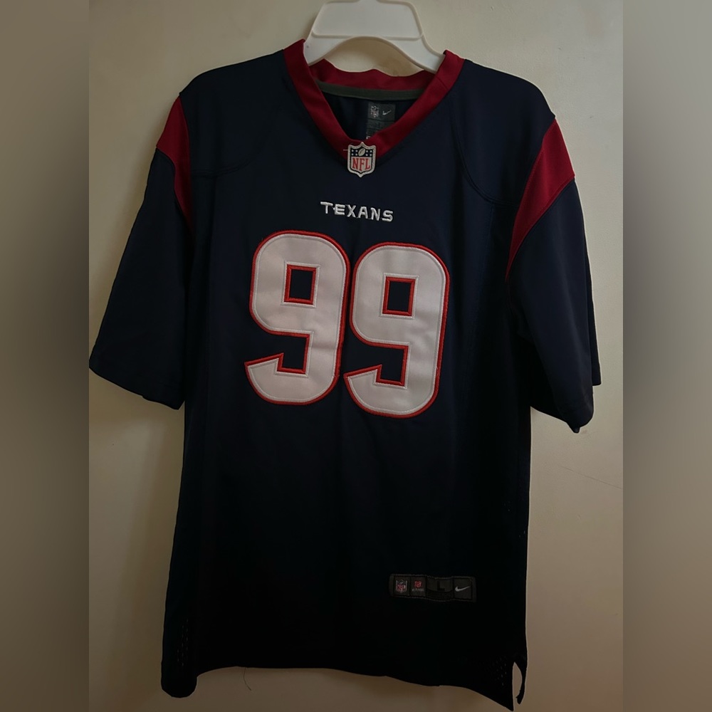 Houston Texans JJ Watt on field jersey